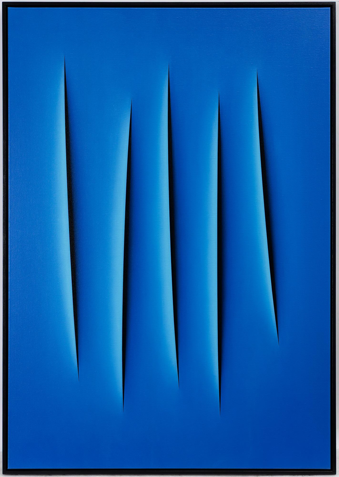 Ralf Arzt, "Trompe l'oeil Hommage à Fontana 2.0 III".