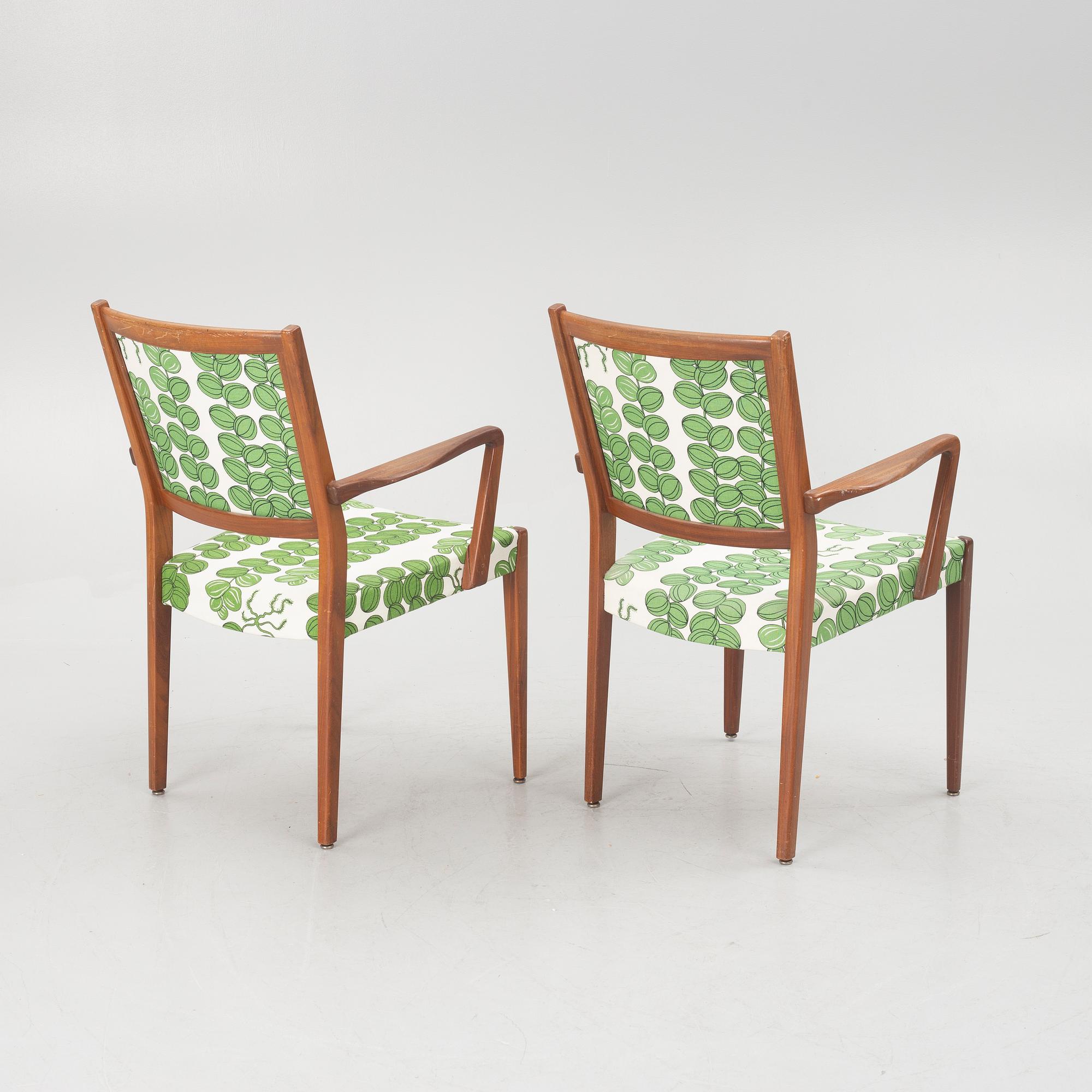 A pair of chairs, Skaraborgs Möbelindustri, 1950's/60's.