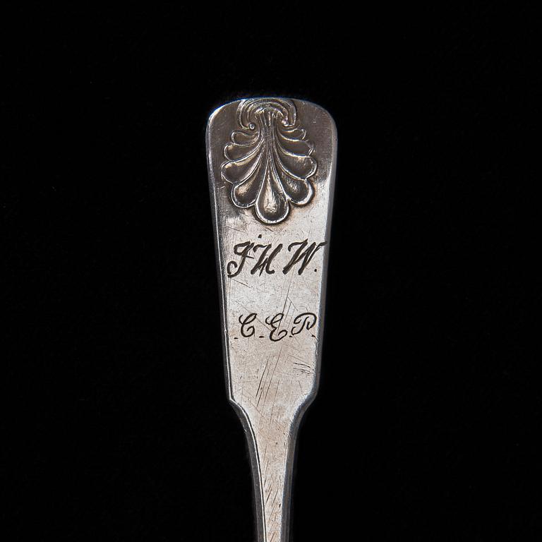 BESTICK, 31 st, silver, Finland, Sverige, Frankrike, Ryssland. 1800-tal och 1900-talets första hälft. Totalvikt 738 g.