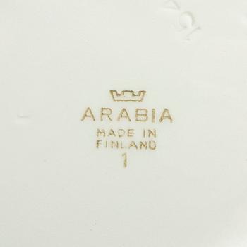 Reinhard Richter, service 56 pcs "Masema", Arabia stoneware Finland 1941-64.