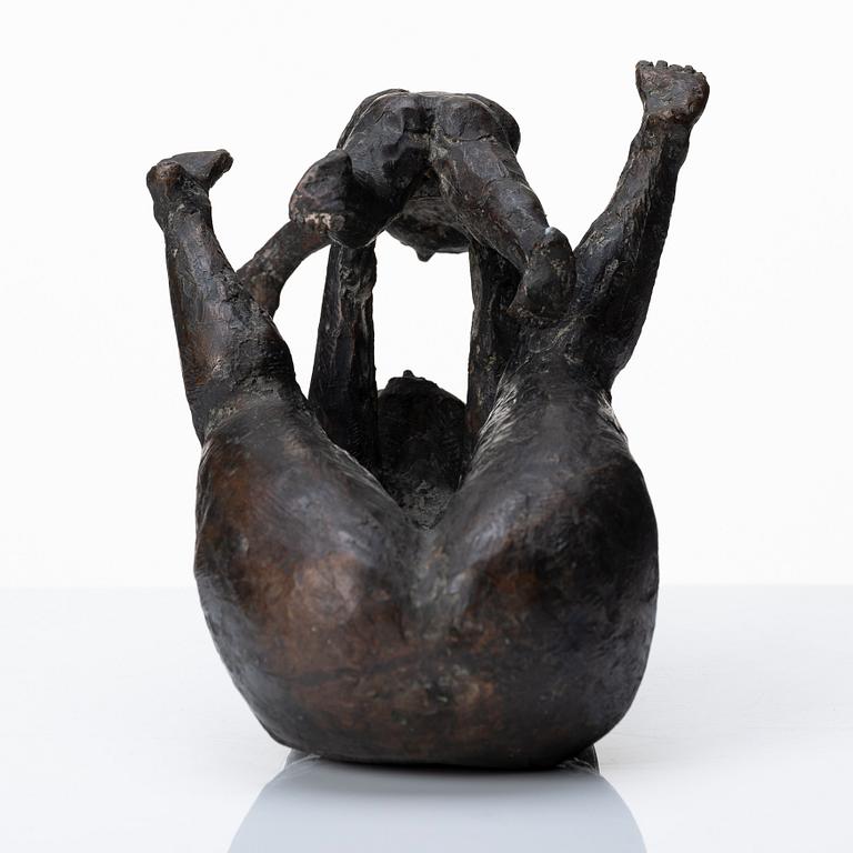 Erik Höglund, skulptur, mor med barn, Sverige 1956, signerad och daterad.