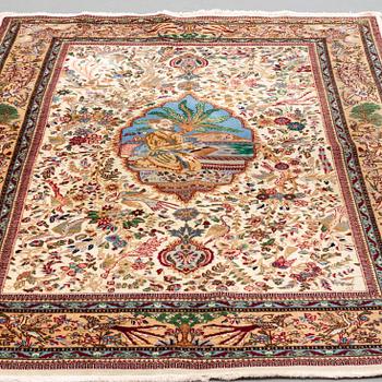 A RUG, Old Tabriz, 192 x 143 cm.