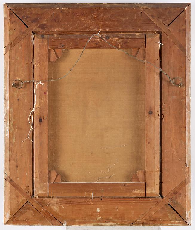 Unknown artist, 19th century. Female artist in her studio.