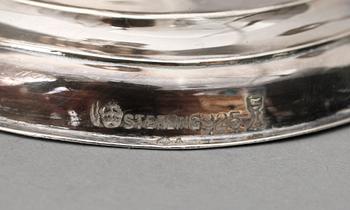 PARTI SILVER, 3 delar, glas och silver, bl a MGAB, 1964.