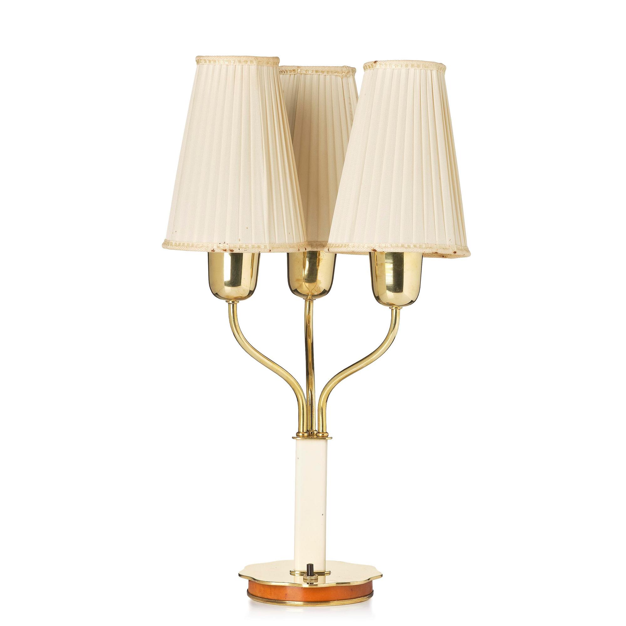 Harald Notini, a table lamp model "15484", Arvid Böhlmarks Lampfabrik, Stockholm, 1940s.