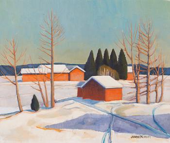 JUHANI PALMU, oil on canvas, signed 84.