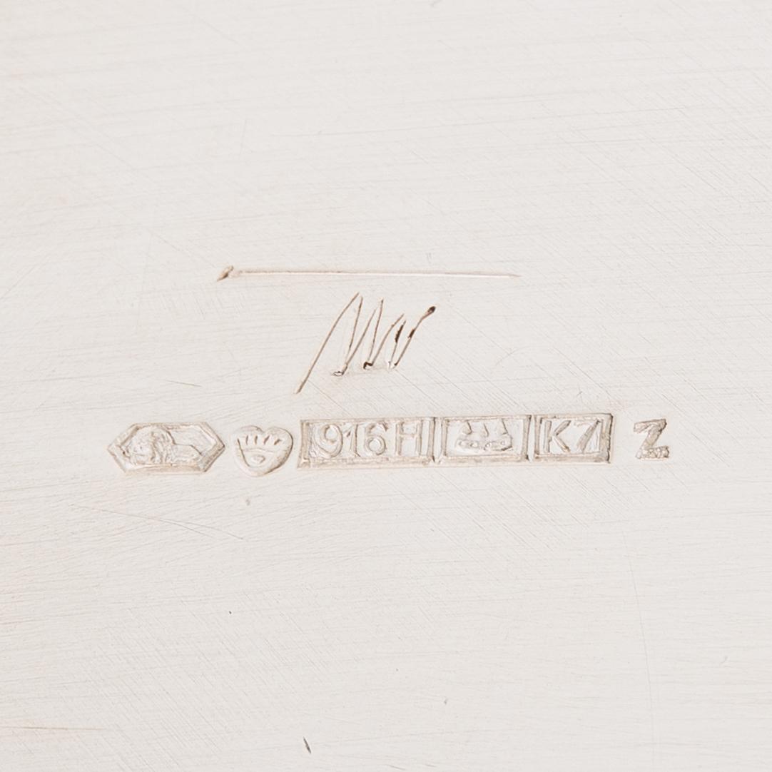 Tapio Wirkkala, silver vase 'TW6-4', Kultakeskus, Hämeenlinna.