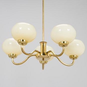 Paavo Tynell, a 1930s pendant lamp '1504/5' for Taito, Finland.