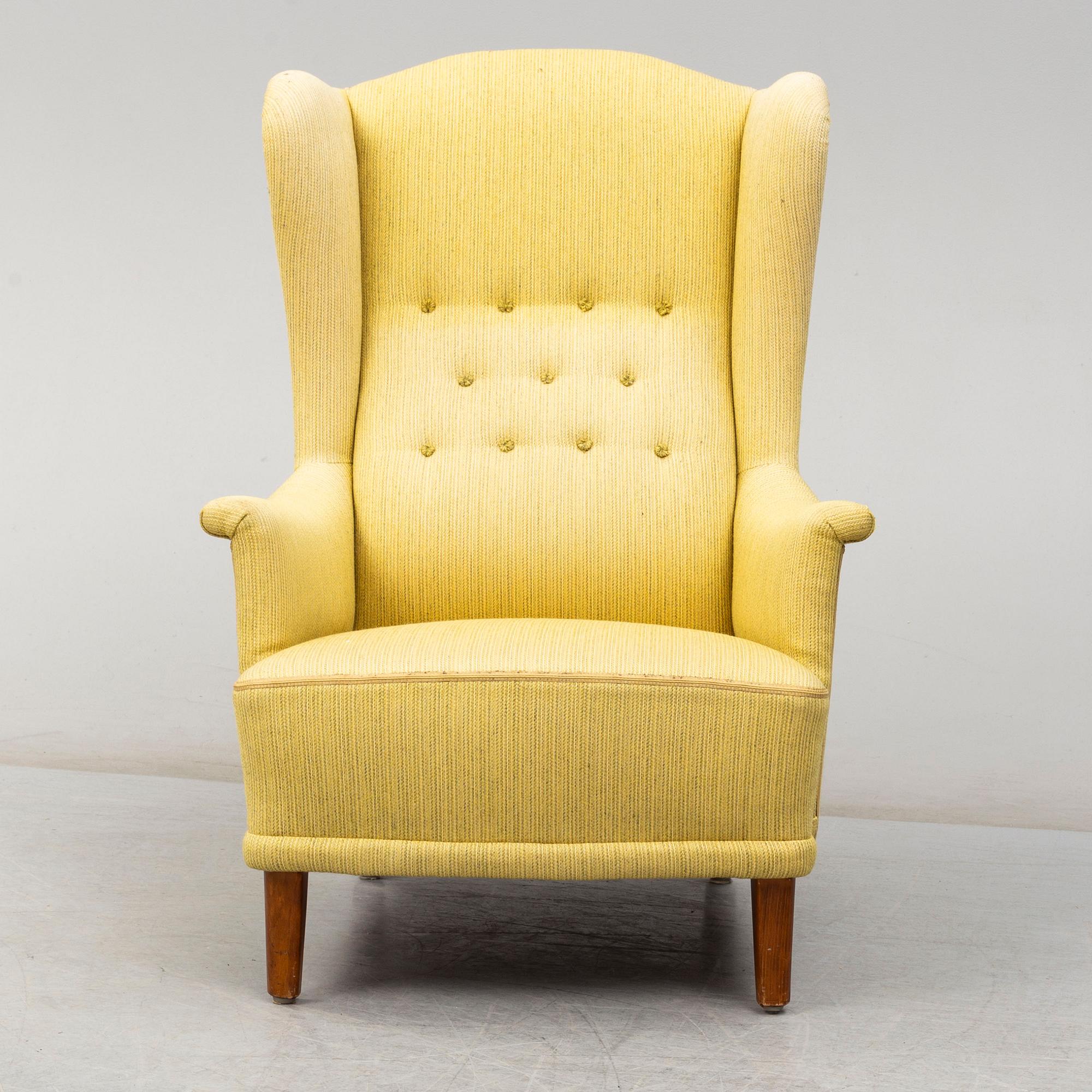 CARL MALMSTEN, an 'Åldermannen' wing chair.