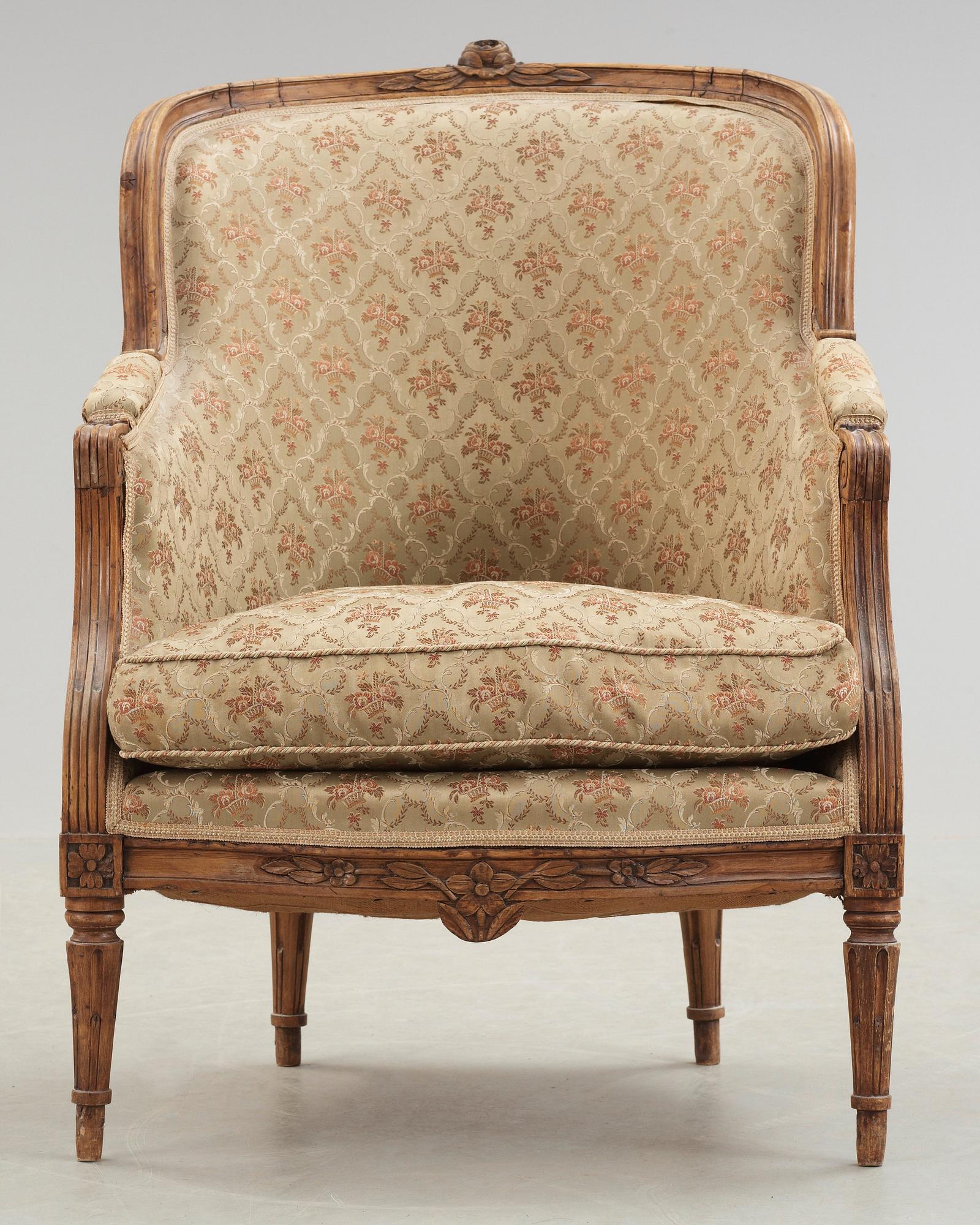 BERGERE. Gustavianskt stockholmsarbete, 1700-talets slut.