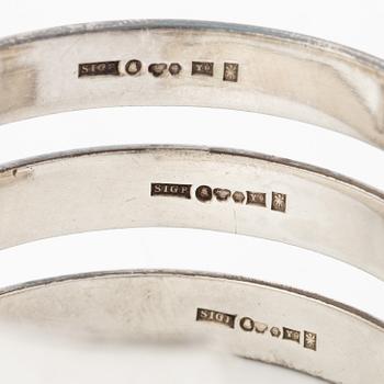 Sigurd Persson, a bracelet, silver, Stockholm 1973.