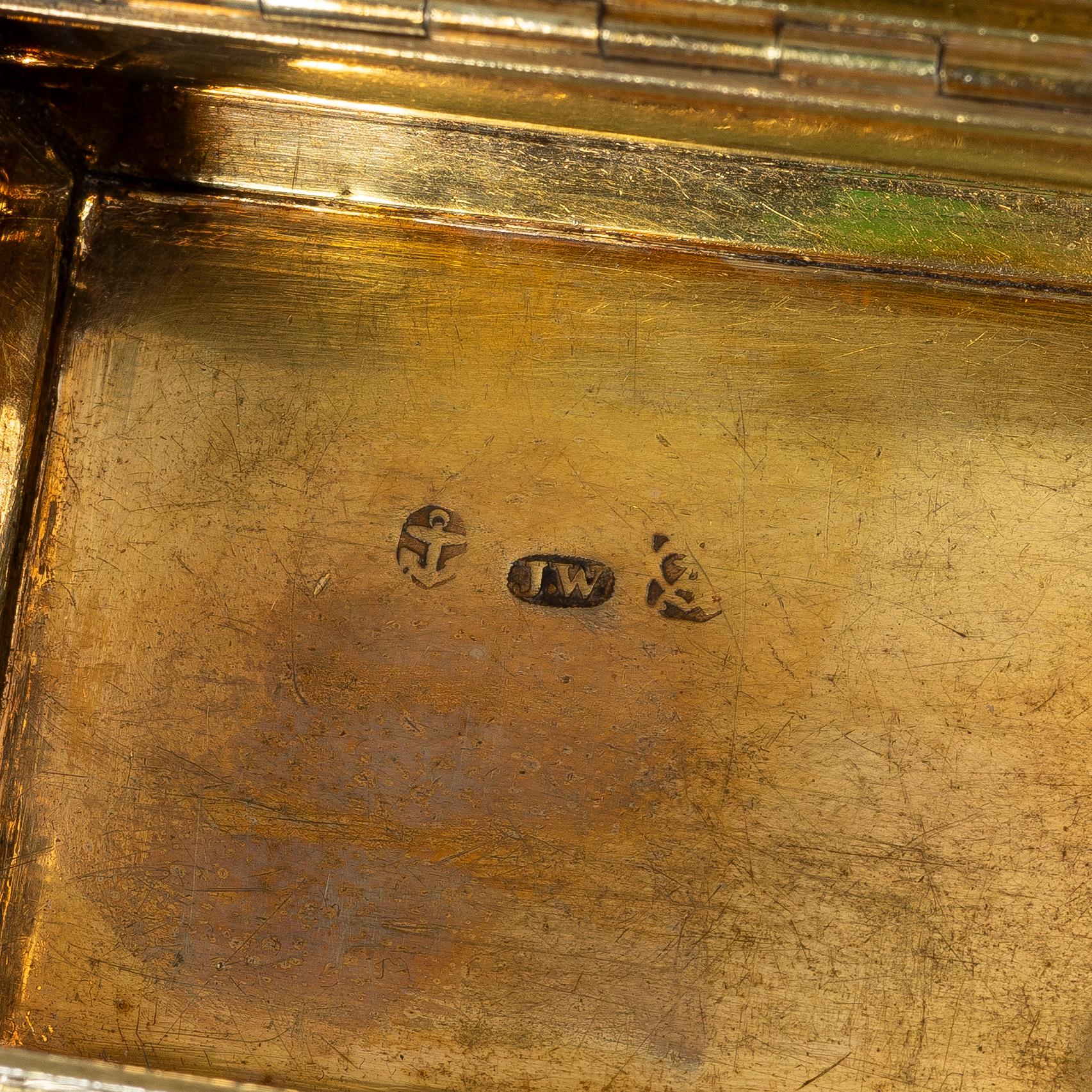Six English silver boxes and a spectacle case for a chatelaine, silver, Birmingham and Sheffield.