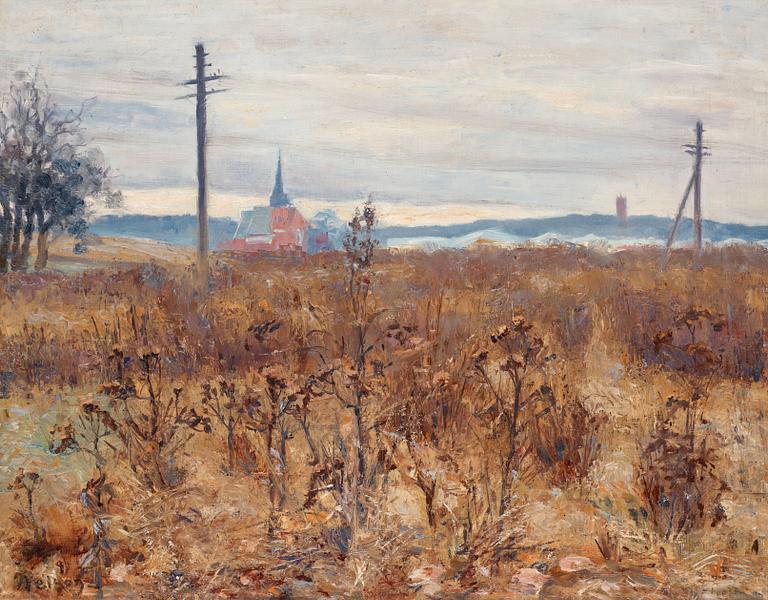 Olof Sager-Nelson, "Motiv från Ladugårdsgärde".