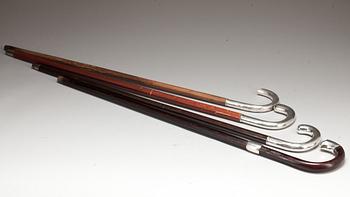 KÄPPAR, 4 st, silverskodda, 1900-talets första hälft.