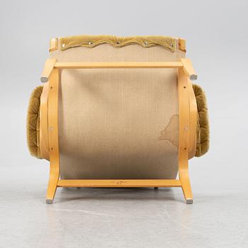 Bruno Mathsson, a "Pernilla" armchair, Dux, Sweden, second half of the 20th century.