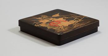 A Japanese lacquer writing set, early 20th Century.