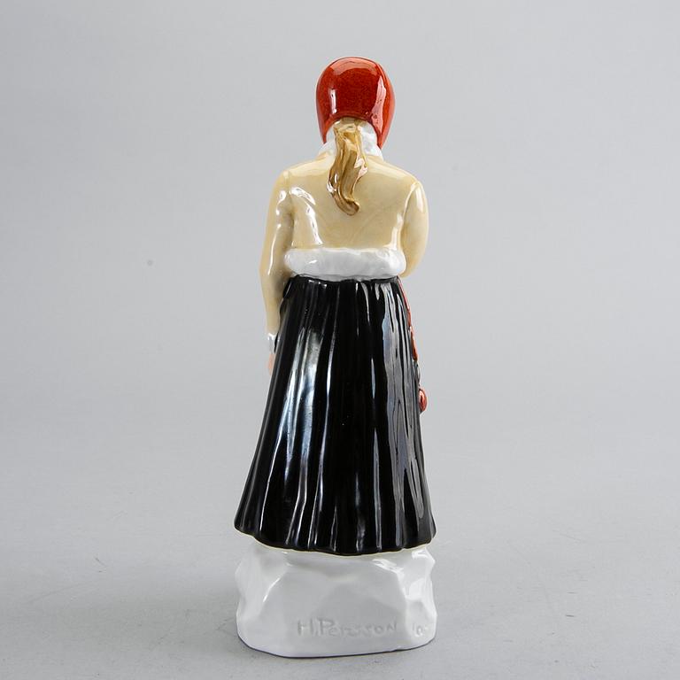 HILMA PERSSON-HJELM, figurin, Jösse Härad, Rörstrand, porslin, tidigt 1900-tal, sign.
