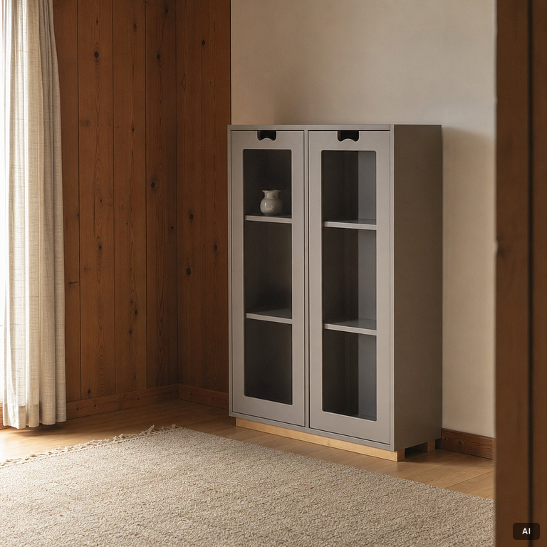 Jonas Bohlin & Thomas Sandell, display cabinet, “Snö”, for Asplund, circa 2000.