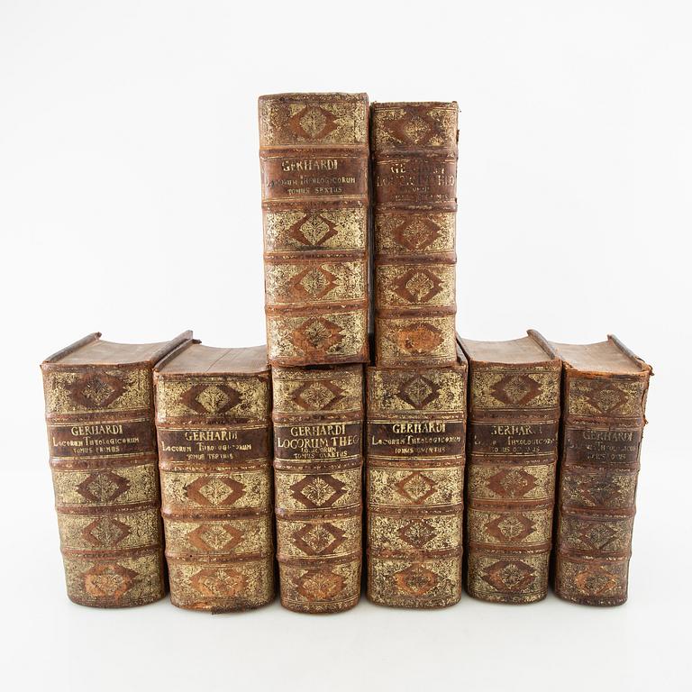 Johann Gerhard, "Locorum Theologicorum...", 9 books in 8 volumes, 1615-22.