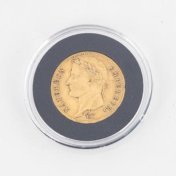 Napoleon, France, gold coin, 20 Franc, 1811.
