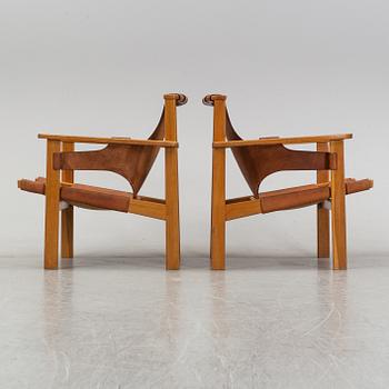 Carl-Axel Acking, A pair of 'Trienna' armchairs, 1950-60s.