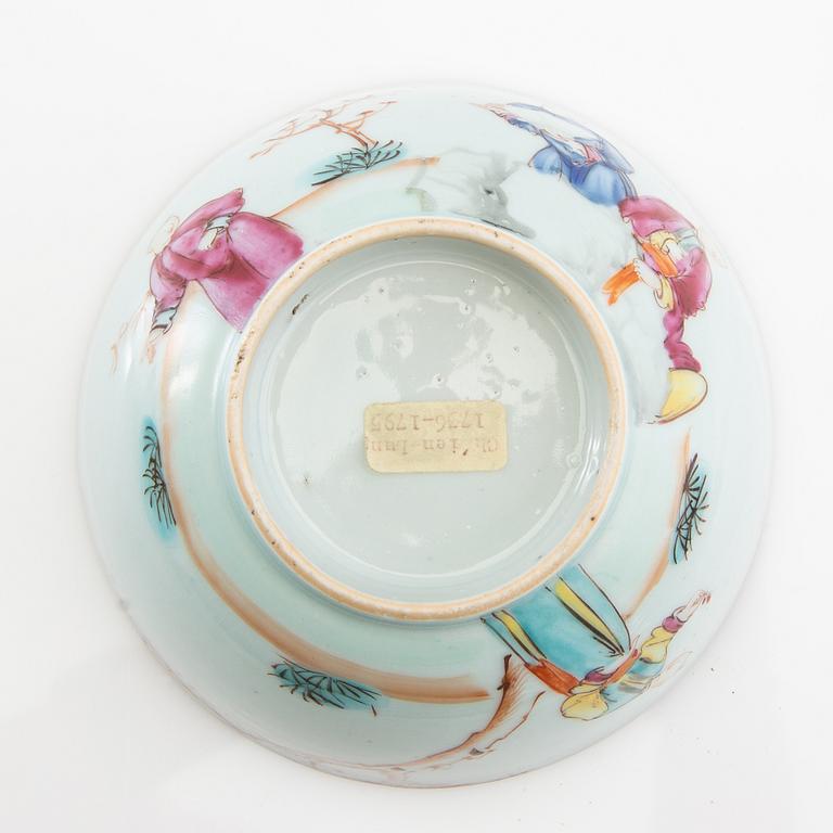 Skål Kina Qianlong (1736-95) porslin.