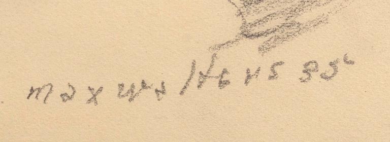 MAX WALTER SVANBERG, three signed and dated drawings.