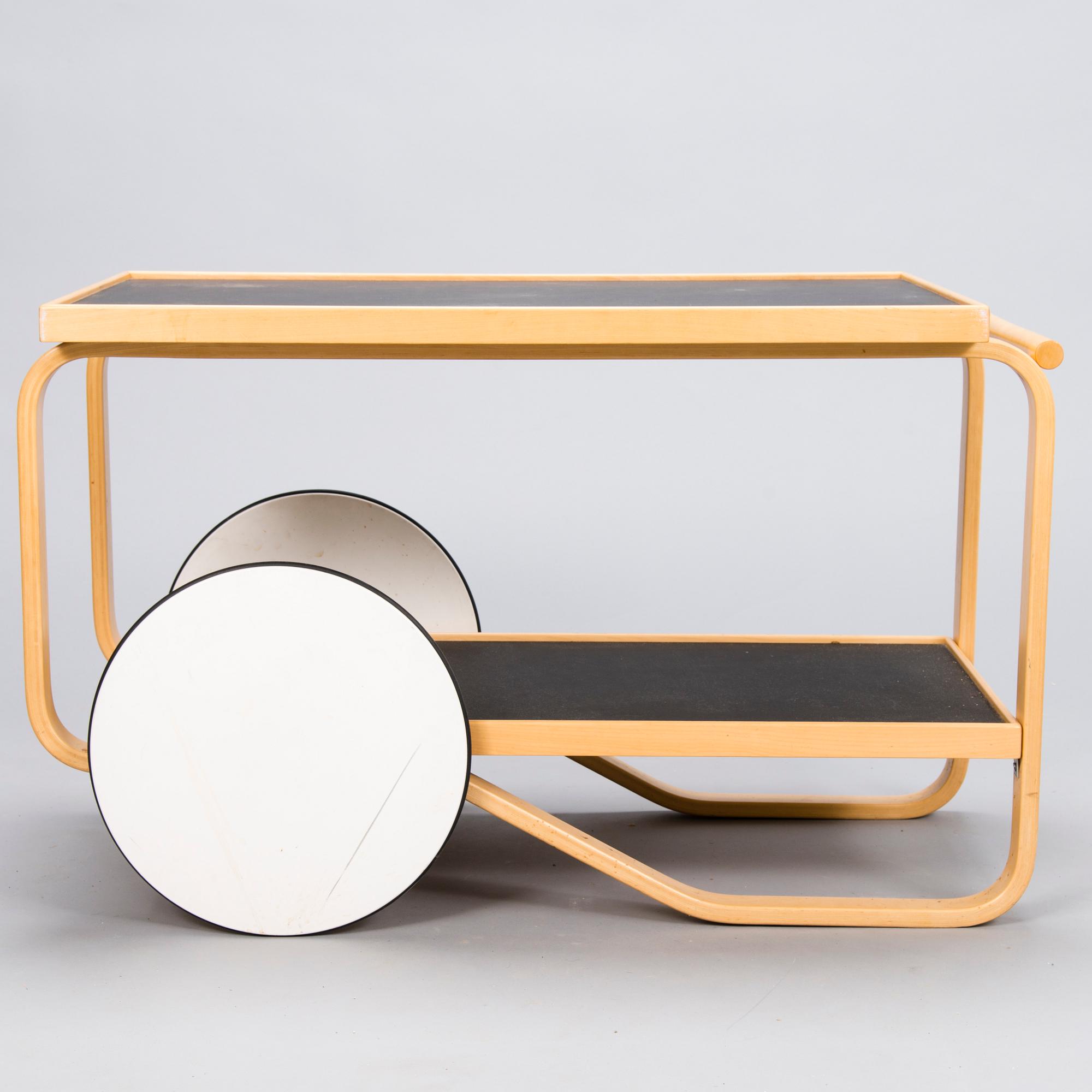 ALVAR AALTO, Tea trolley '901' for Artek, 1990s.