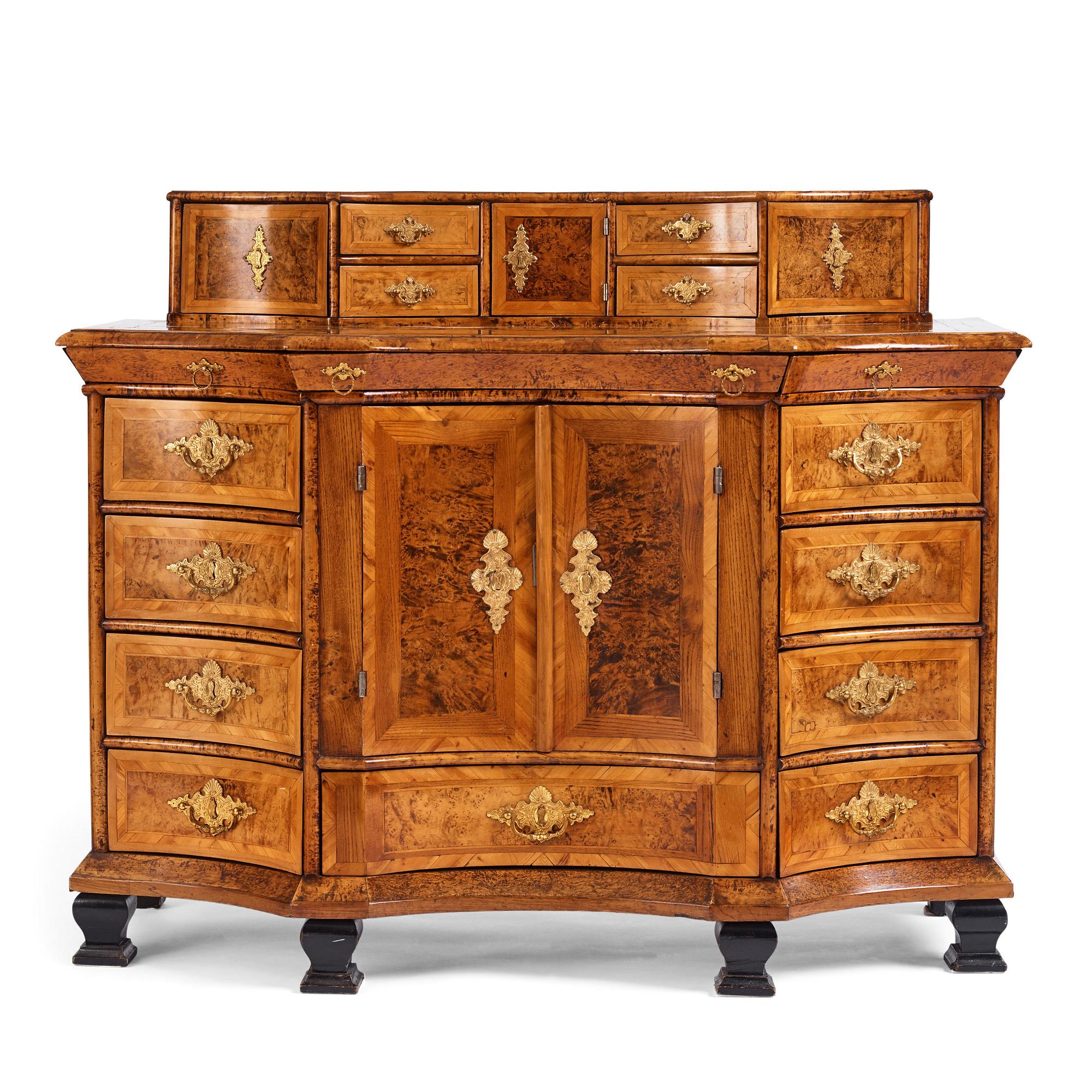 Byrå, Sverige, Fredrik I:s tid, 1700-talets första hälft, Senbarock.