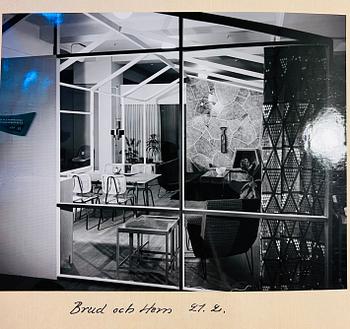 Bertil Brisborg, vägglampa, Nordiska Kompaniet, 1950-tal.