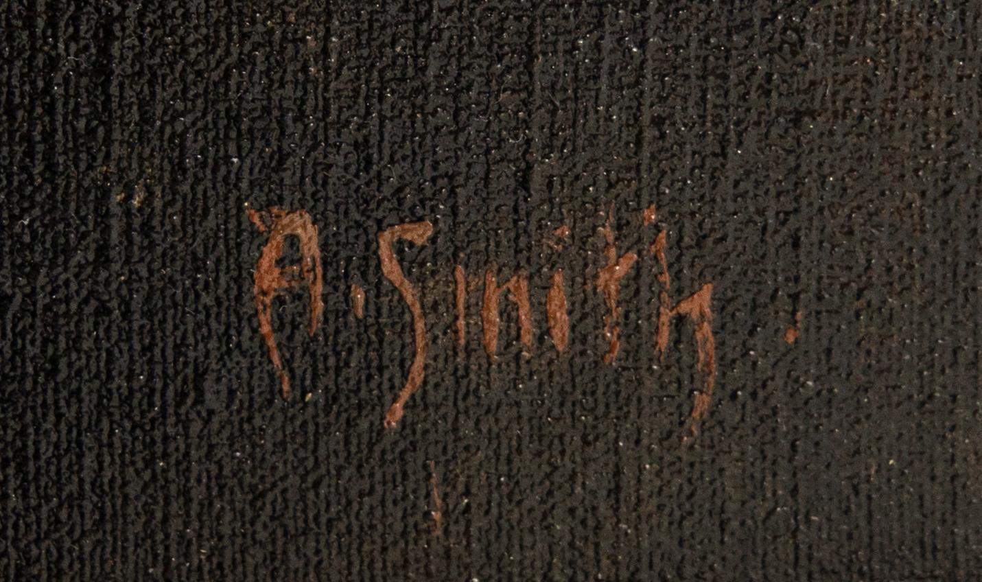 Axel Smith, Portrait of the estate owner Carl Magnus Hammar - half-length portrait.