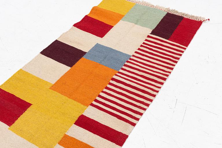 Gallerimatta, Kelim, ca 293 x 84 cm.