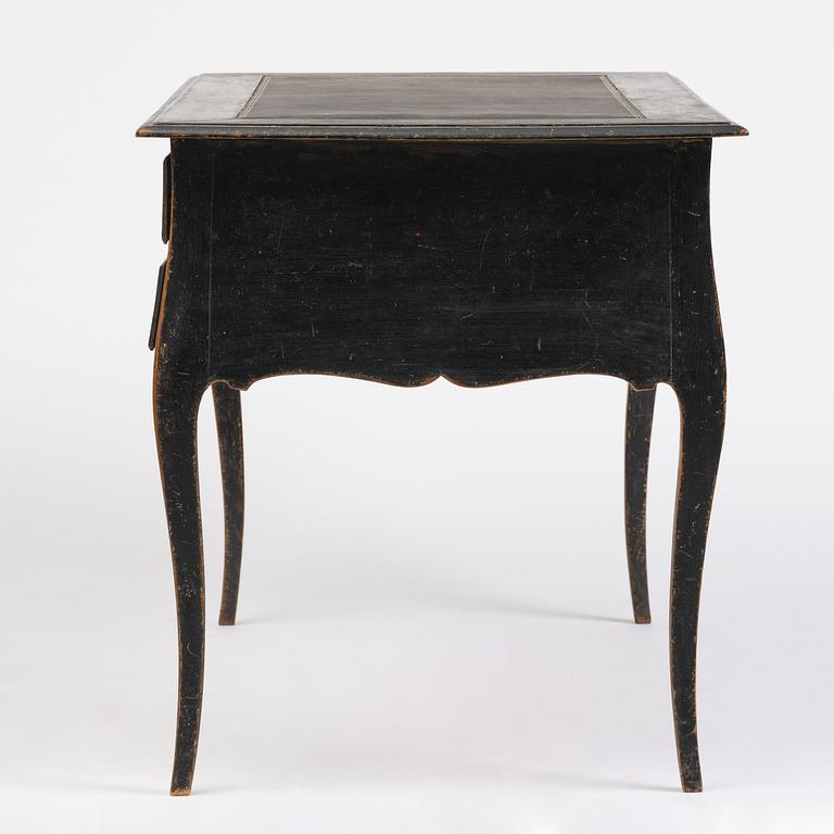 A Swedish rococo desk by L. Bolin (master in Stockholm 1759-1801).