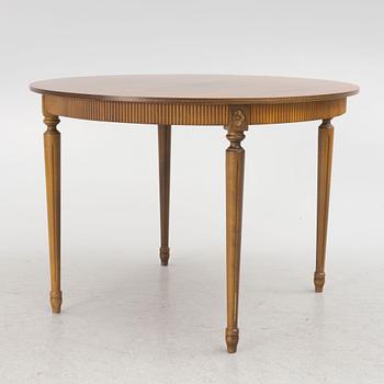 Dining table, Gustavian style, second half of the 20th century.