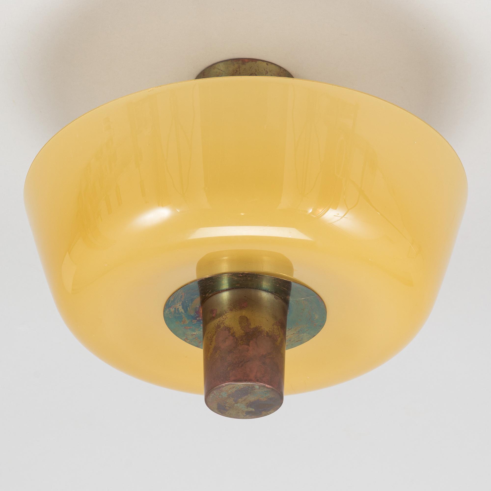 Paavo Tynell, A ceiling light  for Taito. Made to order 1950.