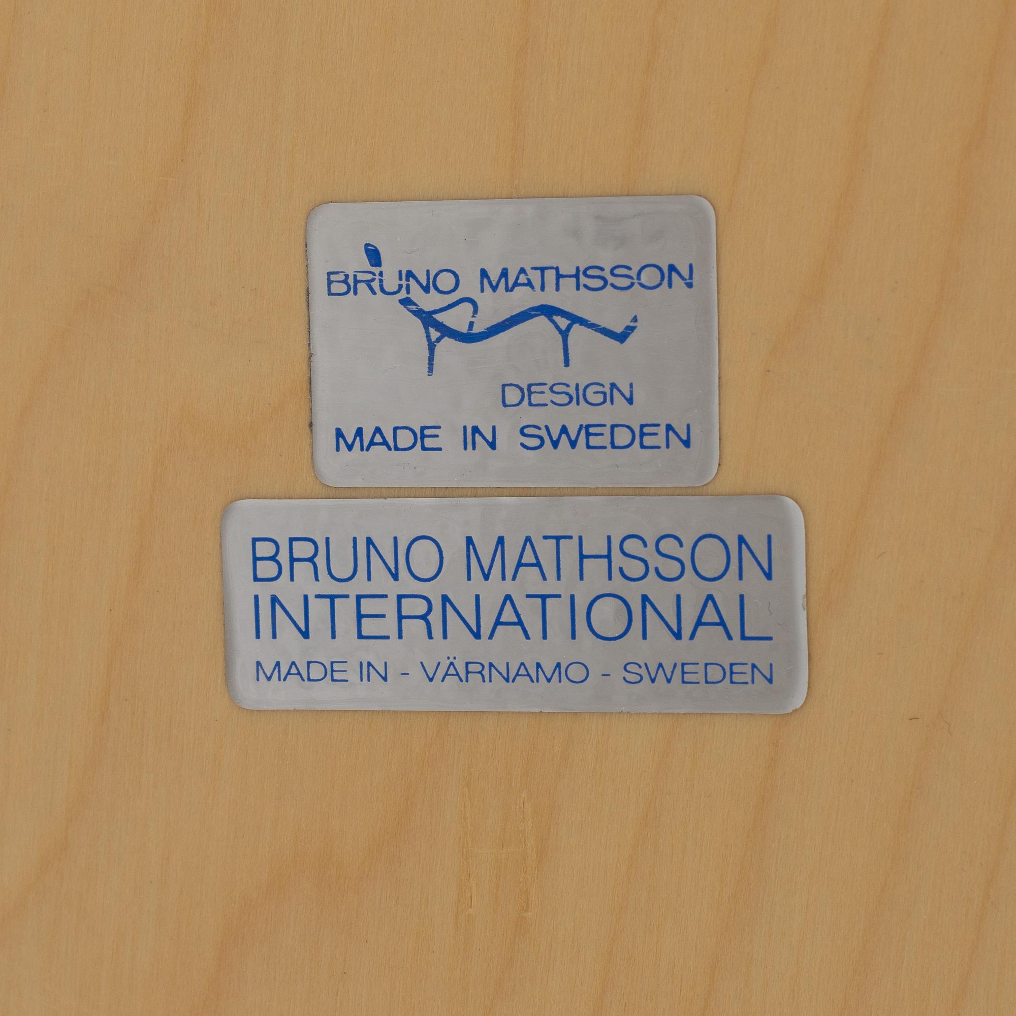 Bruno Mathsson, a birch-veneered dining table from Bruno Mathsson International.