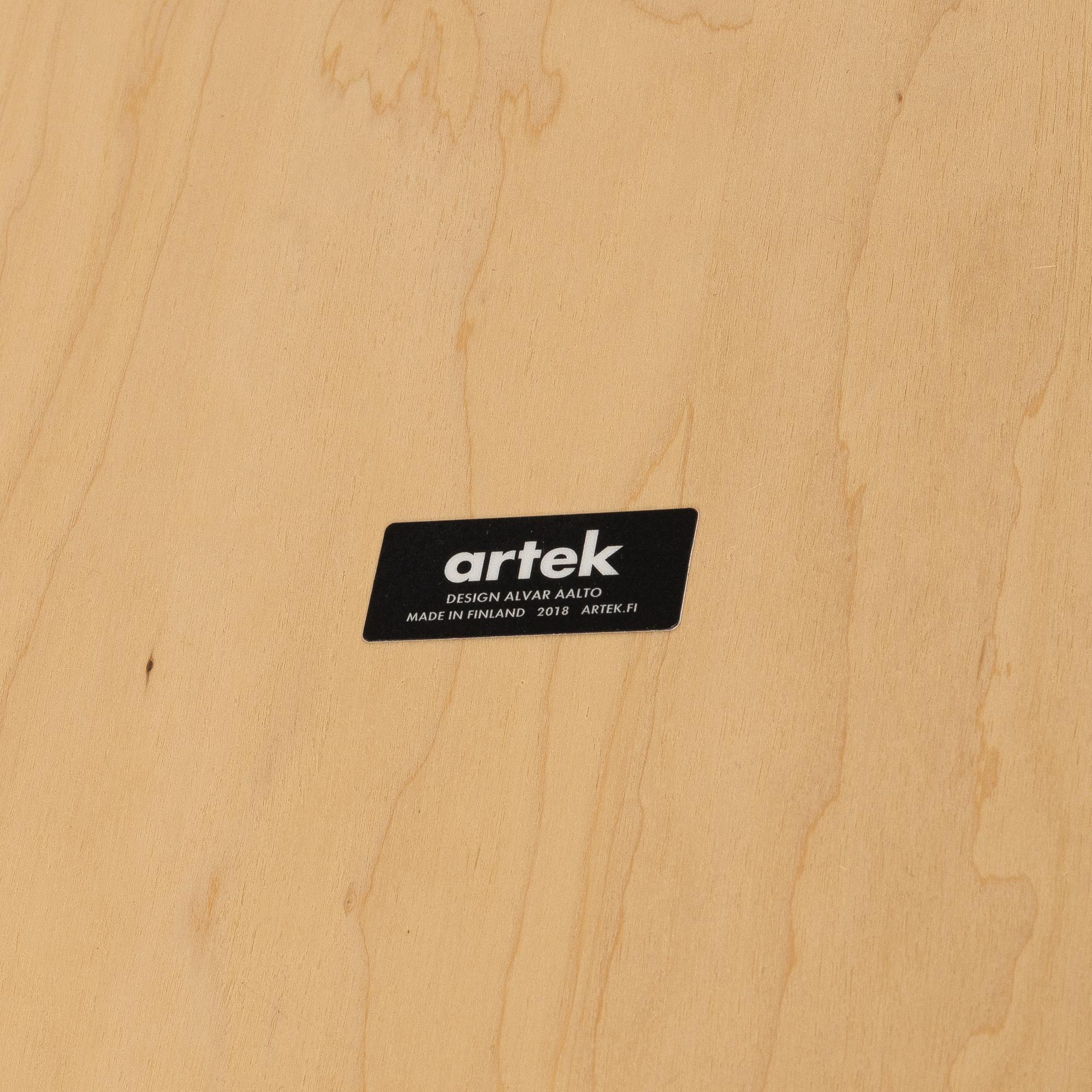 Alvar Aalto, bord, model 90 A, Artek, Finland, 2018.