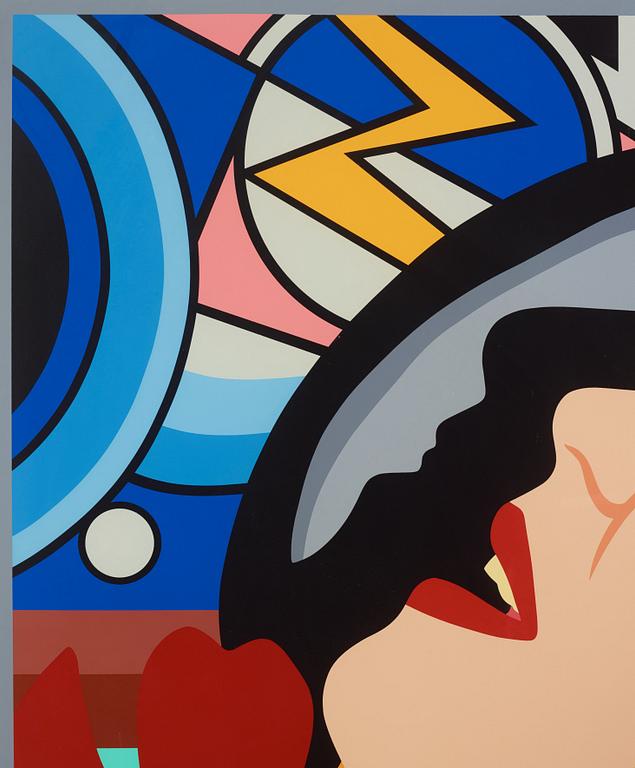 Tom Wesselmann, "Bedroom face with Lichtenstein".