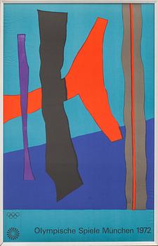 AFFISCHER, 5 st, "Olympische Spiele 1972", bl a Tom Wesselmann.