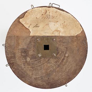 GOLVUR med spelverk, av Peter Strand 1798, med 14 stycken musikrullar. Sengustavianskt.