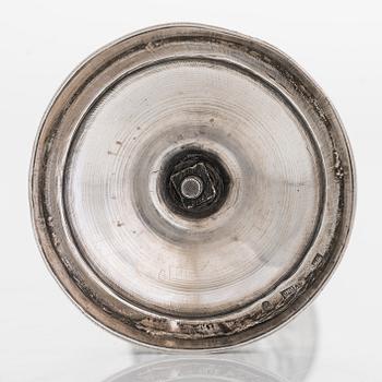 Peter Muller, bägare, silver, S:t Petersburg 1829. Empire.