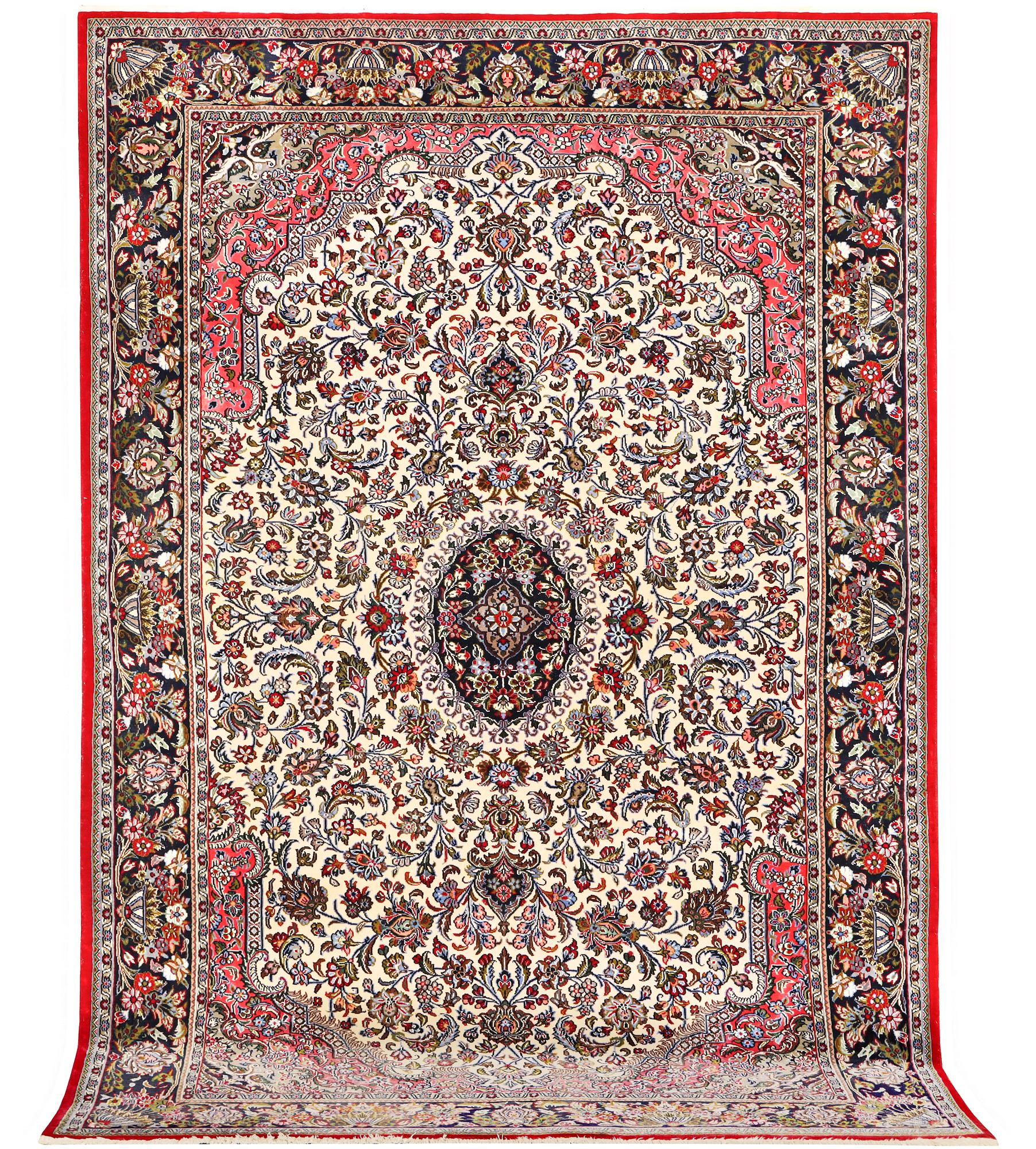 A Quum rug, c. 204 x 134 cm.