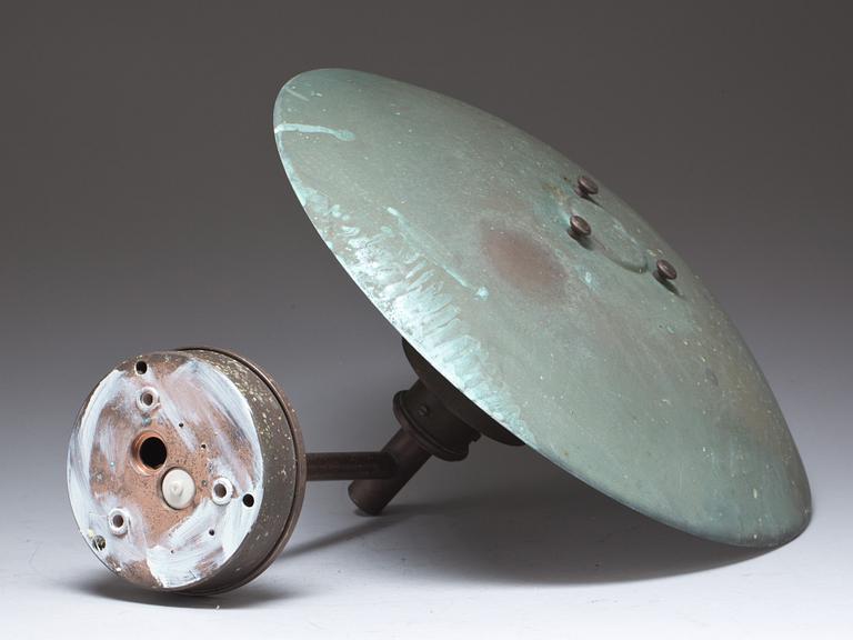 VÄGGLAMPA, "Modell PH", för ytterbelysning, Poul Henningsen, 1900-tal.