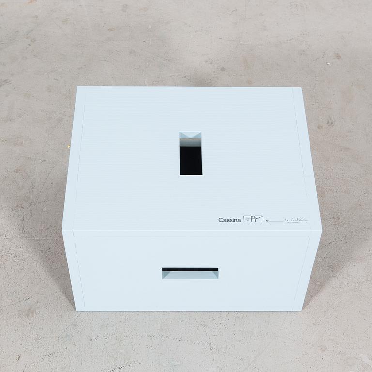 A Le Corbusier "Nantes Rezé" stool by Cassina 21st century.