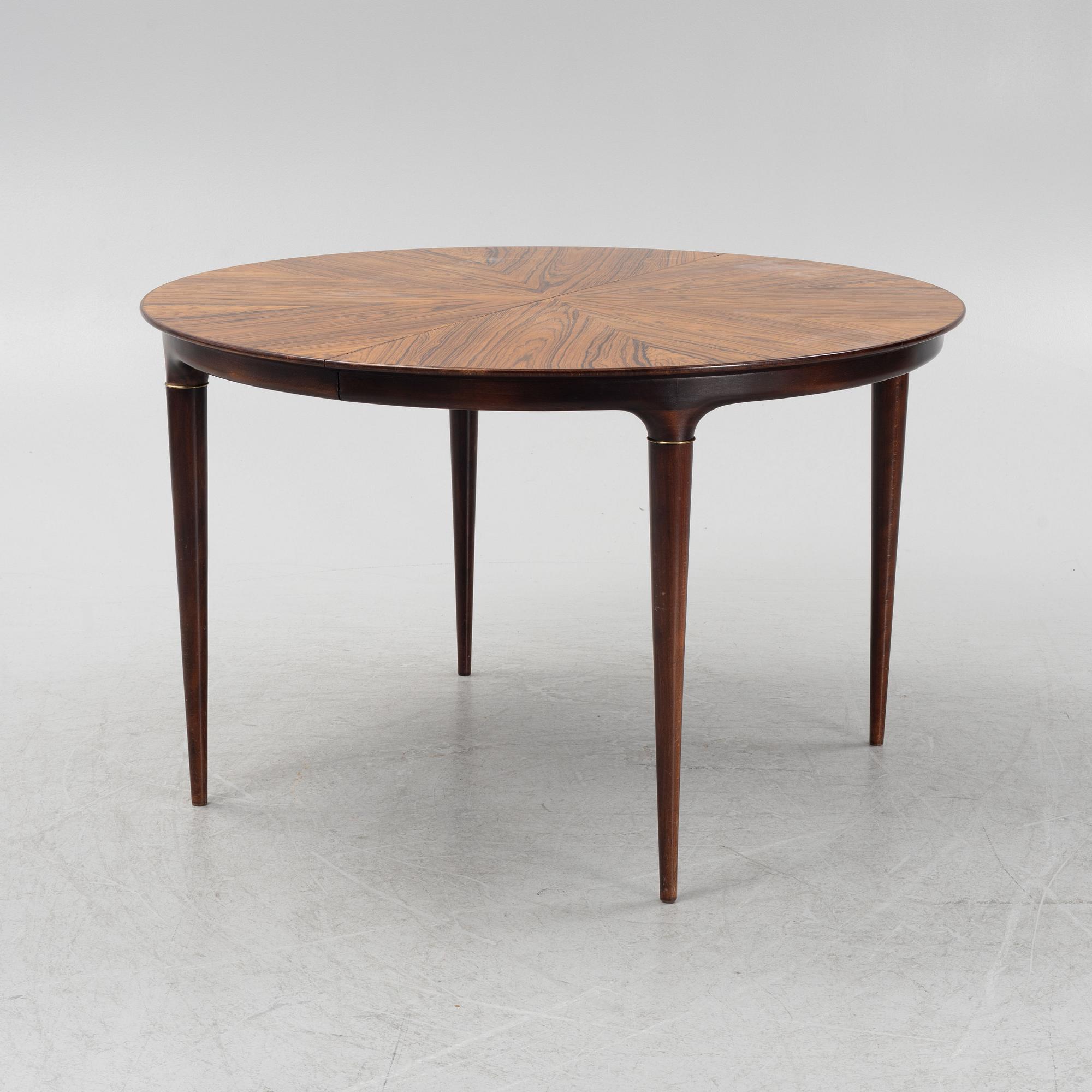 Svante Skogh, a 9-piece 'Cortina' dining group, Seffle Möbelfabrik, Säffle, Sweden, 1950's/60's.