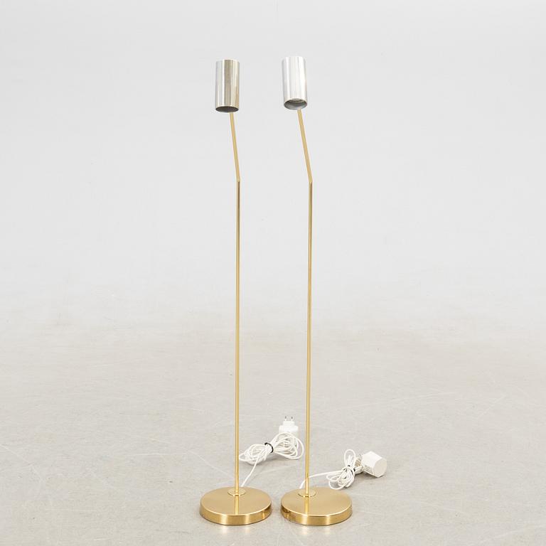 Golvlampor ett par Bergboms 1900-talets senare del.