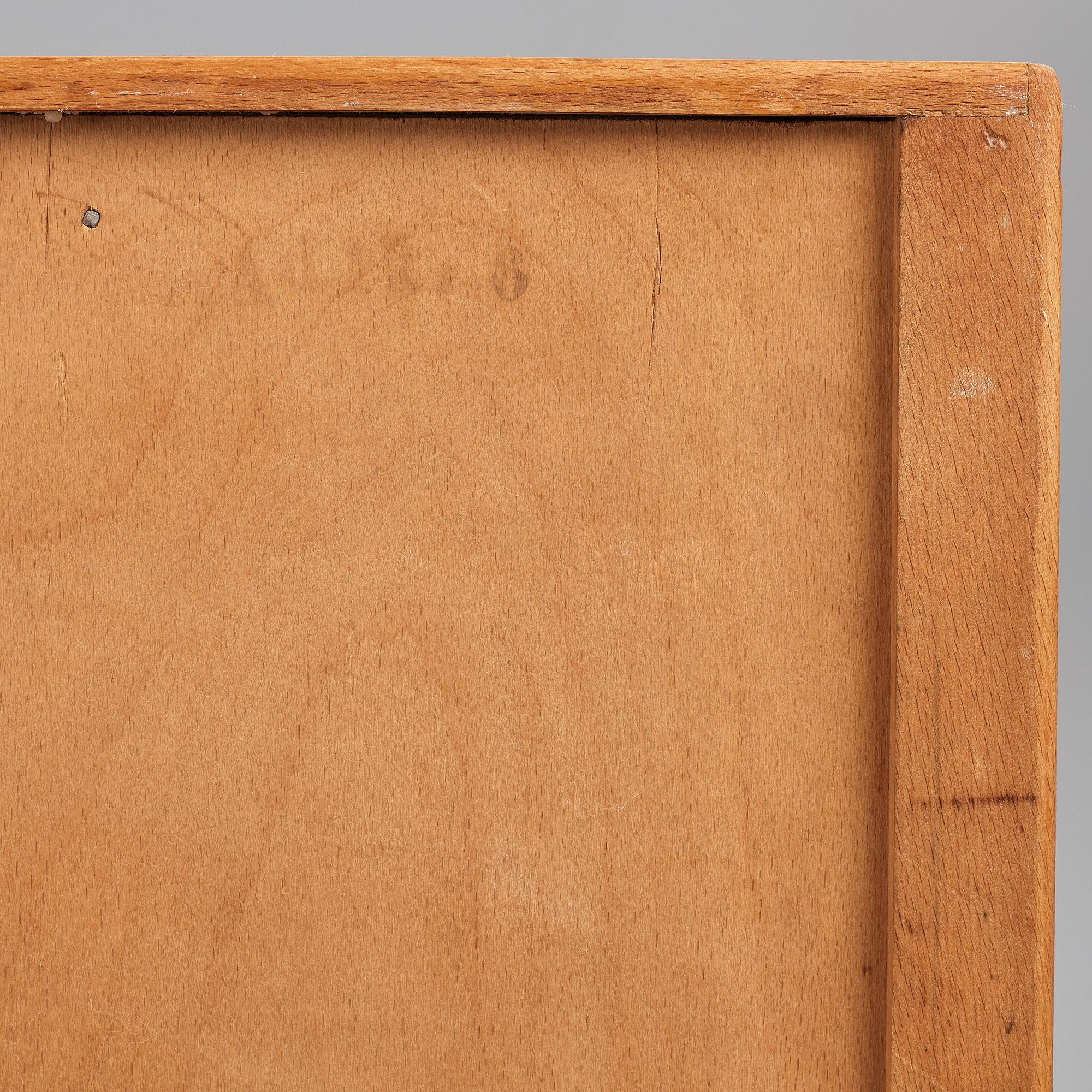 HANS J WEGNER, jalusiskåp, Plan Møbler, för Århus Rådhus, Danmark 1941.