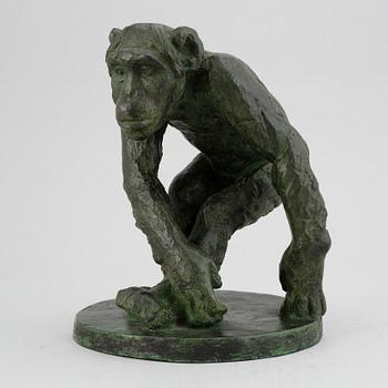 NILS OLSSON, sculpture. Bronze. Signed. Dated. H:22.