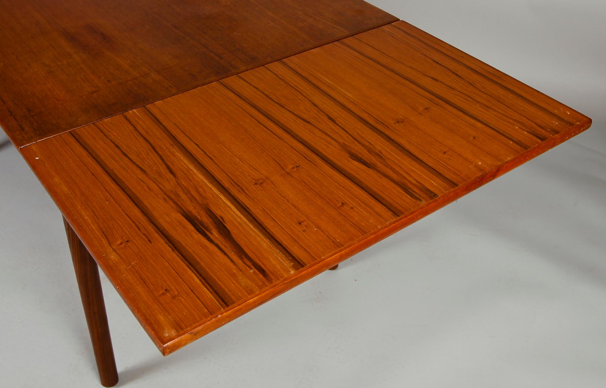 MATBORD, Danmark, 1900-talets andra hälft.