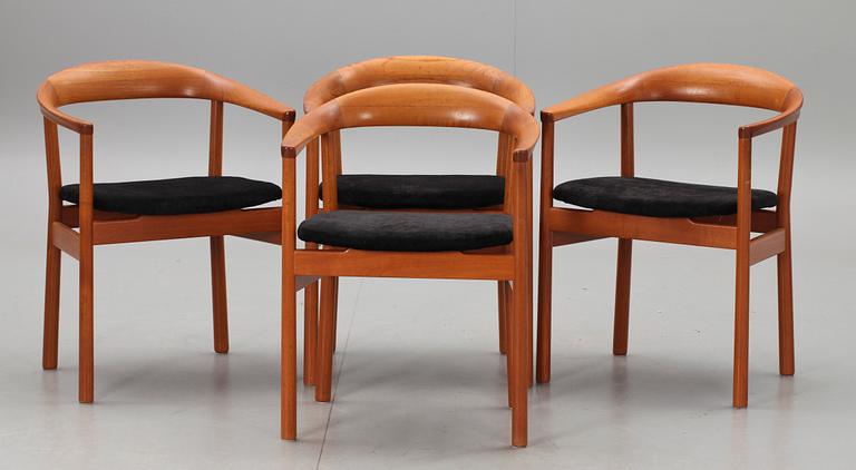 KARMSTOLAR, 4 st, variant av "Tokyo" Carl Axel Acking, omkring 1960.